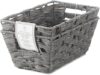 Whitmor Split Rattique Small Shelf Tote Set
