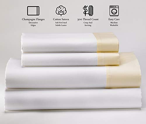 St. Regis King 300 Thread Count Cotton Sheet Set - Image 5