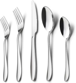 HaWare Stainless Steel Silverware Set, 40-Piece