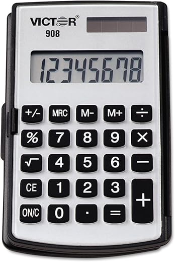 Victor Standard Function Calculator, Black, 908