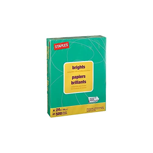 STAPLES Brights 733092 Dark Green Colored Paper - Image 3