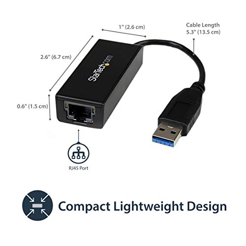 StarTech.com USB 3.0 To Gigabit Ethernet Adapter - Image 2