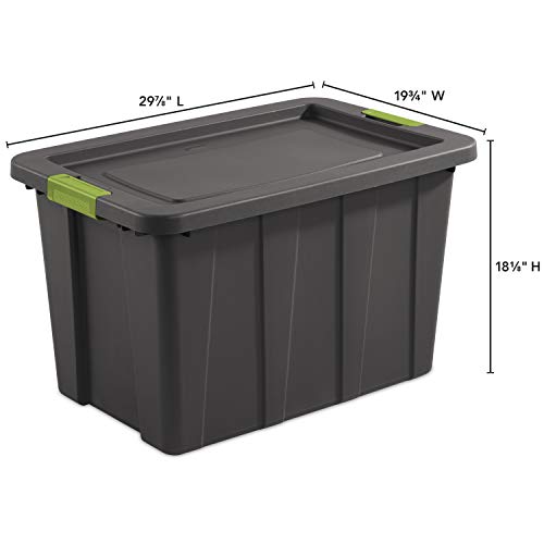 Sterilite 30 Gal Latching Storage Tote, 4-Pack - Image 2
