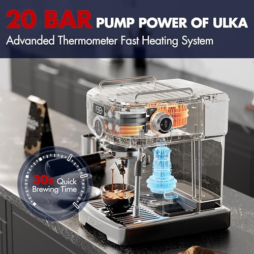 SUMSATY Stainless Steel Espresso Machine With Milk Frother - Image 2