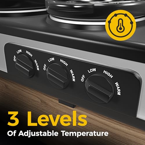 Sunvivi Triple Slow Cooker & Buffet Server, 4.5 QT - Image 4