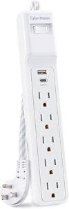 CyberPower Surge Protector, 500J, 5 Outlets, UL Listed