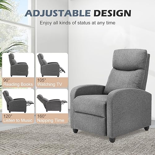 Sweetcrispy Sweetcrispy Recliner Chair With Lumbar Support - Image 4