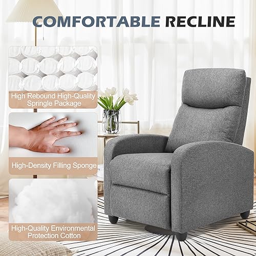 Sweetcrispy Sweetcrispy Recliner Chair With Lumbar Support - Image 5