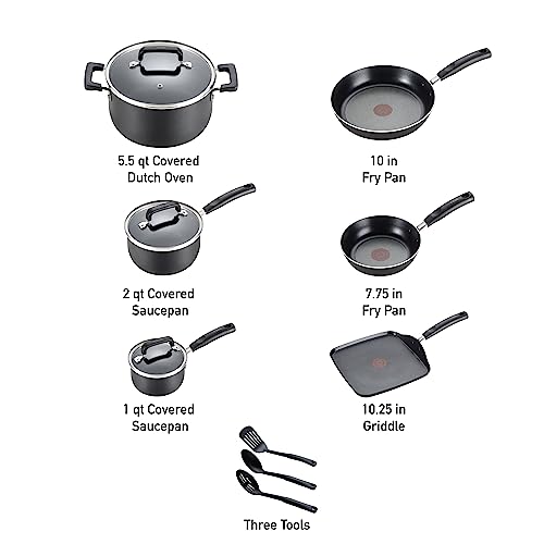 T-Fal Signature Nonstick Cookware Set, 12 Piece - Image 2