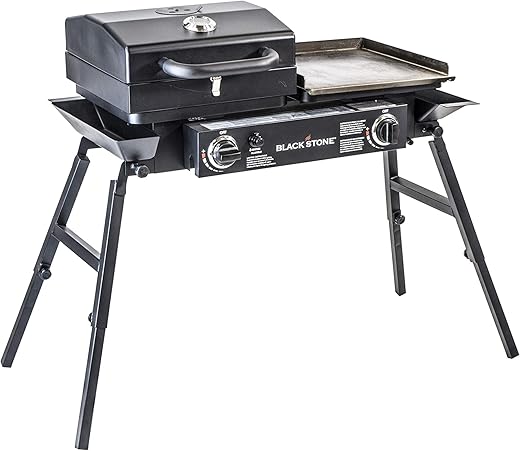 BLACKSTONE Tailgater Stainless Steel 2 Burner Gas Grill