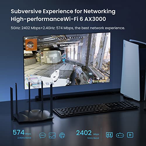 Tenda AX3000 Dual Band Gigabit Wireless Router - Image 3