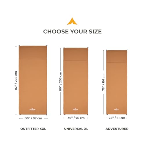 TETON Sports Canvas Camp Sleeping Pad, Brown - Image 2