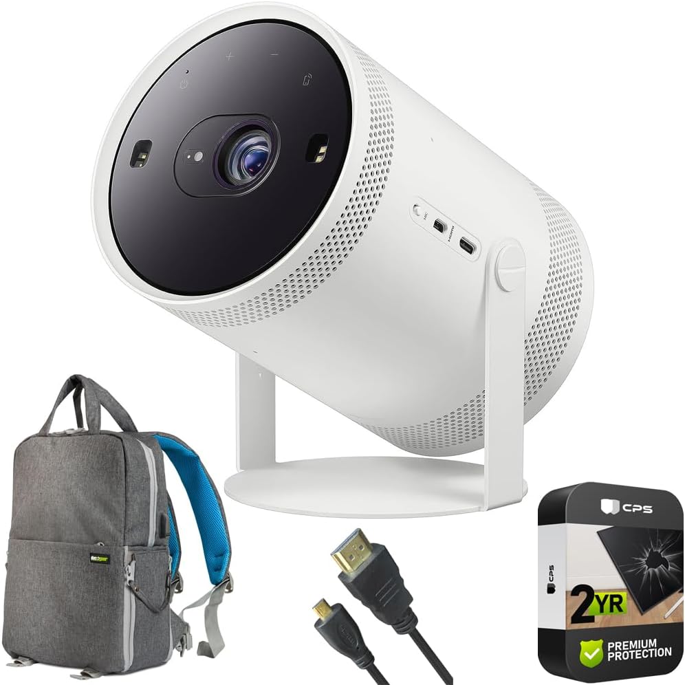 SAMSUNG The Freestyle Projector 2nd Gen Bundle