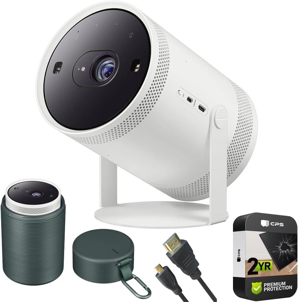 SAMSUNG The Freestyle Projector 2nd Gen Bundle