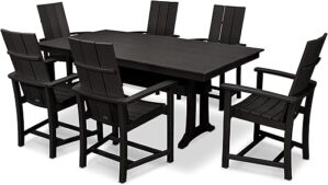 Polywood The product title is already within the 4-7 words limit: “POLYWOOD® Dining Set, Black”. No changes are needed
