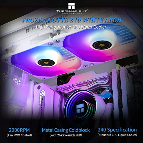 Thermalright Frozen Notte 240 ARGB Water Cooling CPU Cooler - Image 4