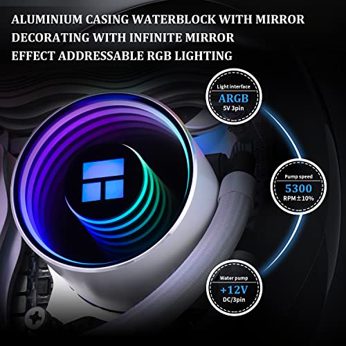 Thermalright Frozen Notte 240 ARGB Water Cooling CPU Cooler - Image 2