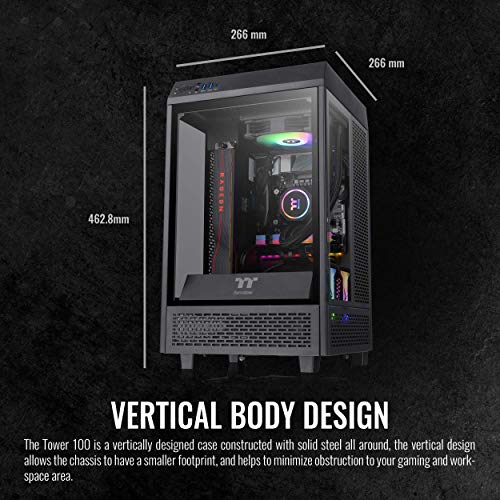 Thermaltake Tower 100 Black Edition Mini Tower CA-1R3-00S1WN-00 - Image 3