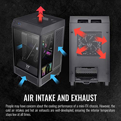 Thermaltake Tower 100 Black Edition Mini Tower CA-1R3-00S1WN-00 - Image 5