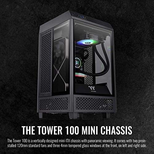 Thermaltake Tower 100 Black Edition Mini Tower CA-1R3-00S1WN-00 - Image 2