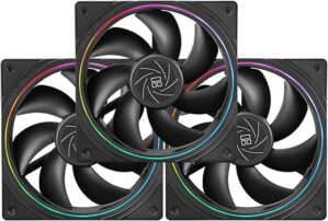 Thermalright TL-S12 CPU Fan ARGB Lighting, 120mm Black (3-Pack)