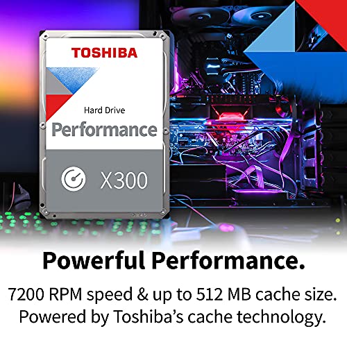 TOSHIBA X300 8TB Performance Internal Hard Drive HDWR780XZSTA - Image 3