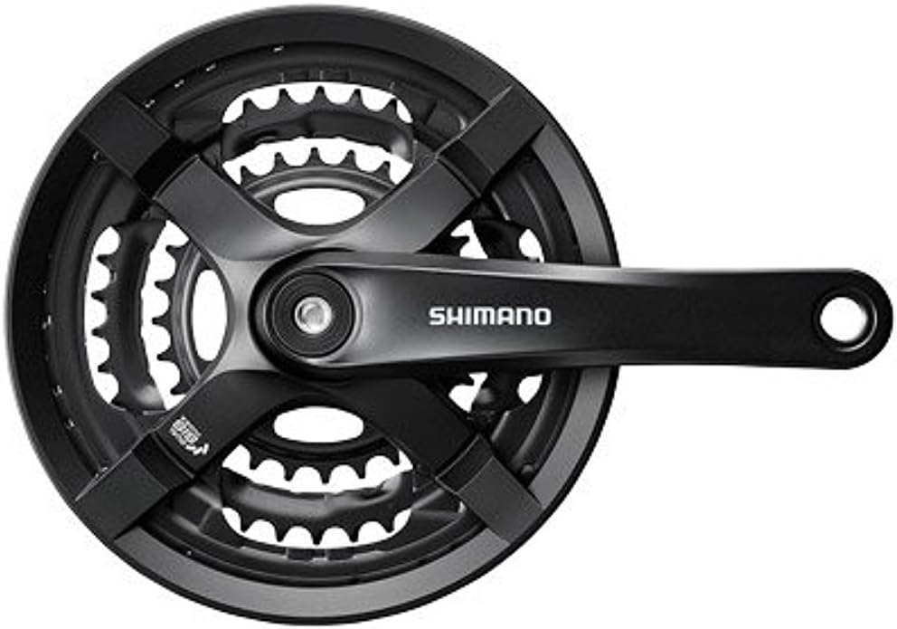 SHIMANO Tourney FC-TY501 Crankset - 175mm, Black