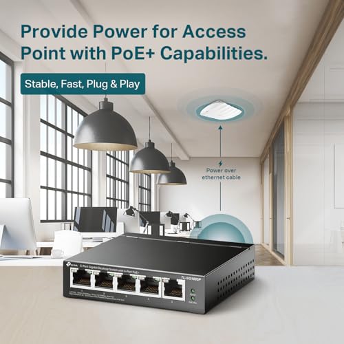 TP-Link TL-SG1005P, 5 Port Gigabit PoE Switch - Image 3