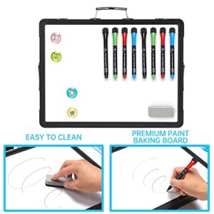 TSJ OFFICE Small Dry Erase White Board – 12″ x 16