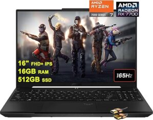 ASUS TUF Gaming A16 Laptop 16″ FHD+ 165Hz