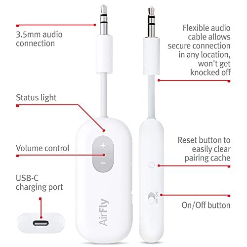 Twelve South AirFly SE Bluetooth Audio Transmitter Receiver - Image 3