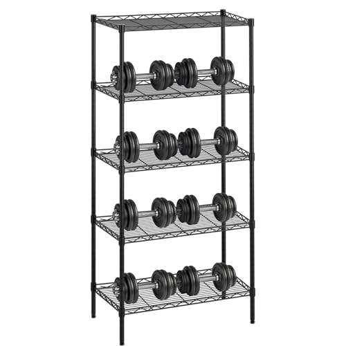 Txxplv 5-Tier Adjustable Metal Storage Shelves - Image 4