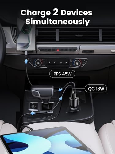 UGREEN 63W USB C Car Charger Adapter - Image 4
