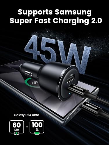 UGREEN 63W USB C Car Charger Adapter - Image 2