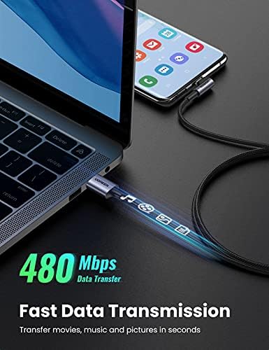 UGREEN Right Angle USB C Cable, USB A - Image 5