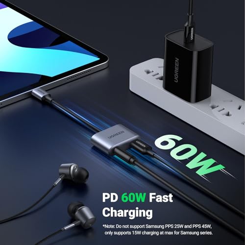 UGREEN USB C to 3.5mm Headphone Charger Adapter - Image 4
