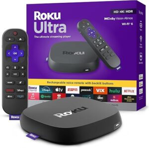 Roku Ultra 2024 Streaming Player – 4K Device