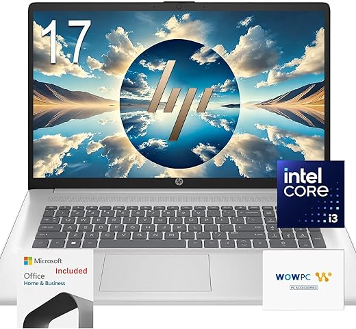 HP Ultrabook 17.3" FHD Laptop, 40GB RAM