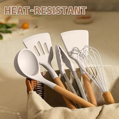 Umite Chef Silicone Cooking Utensils Set With Holder - Image 5