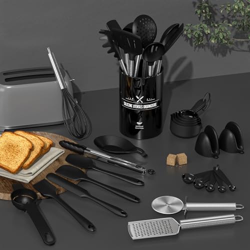 Umite Chef Silicone Kitchen Cooking Utensils Set, 43 pcs - Image 3