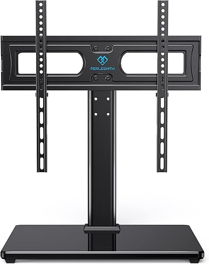 PERLESMITH Universal TV Stand Table Top TV Base
