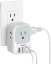 TESSAN USB Plug Adapter With 3 USB Ports