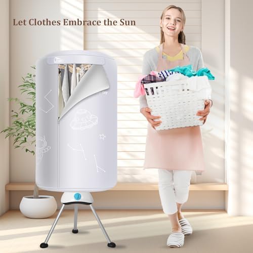Uten Electric Clothes Dryer Rack, 55inch Grey - Image 3