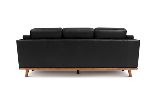 VALENCIA THEATER SEATING Artisan Leather Sofa 88” Nappa Leather - Image 4
