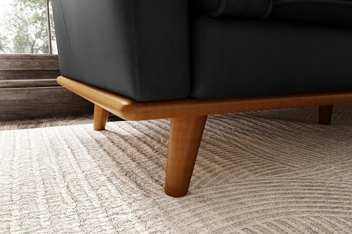 VALENCIA THEATER SEATING Artisan Leather Sofa 88” Nappa Leather - Image 5