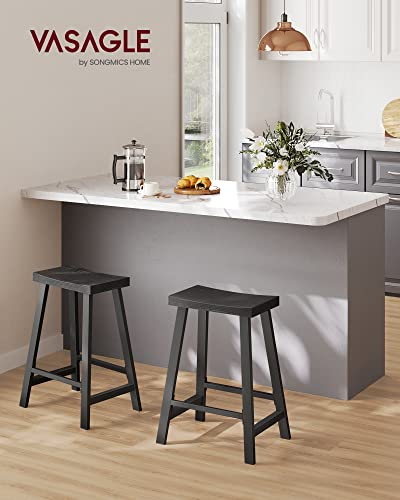 VASAGLE Bar Stools Set, 23.6 Inches High, ULBC074B56 - Image 2