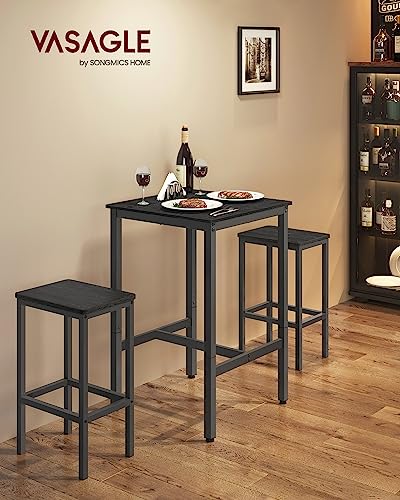 VASAGLE Bar Table, High Top Pub Table - Image 4