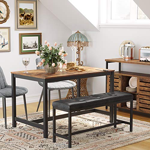 VASAGLE Dining Ottoman Bench With PU Leather, UKTB034B81 - Image 5