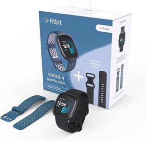 Fitbit Versa 4 Fitness Smartwatch Bundle