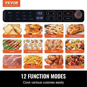 VEVOR 12-In-1 Air Fryer Toaster Oven